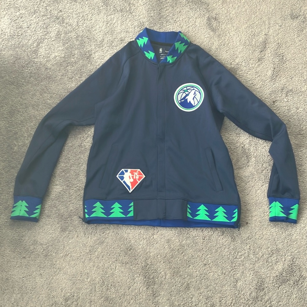 NBA timberwolves Nike jacket